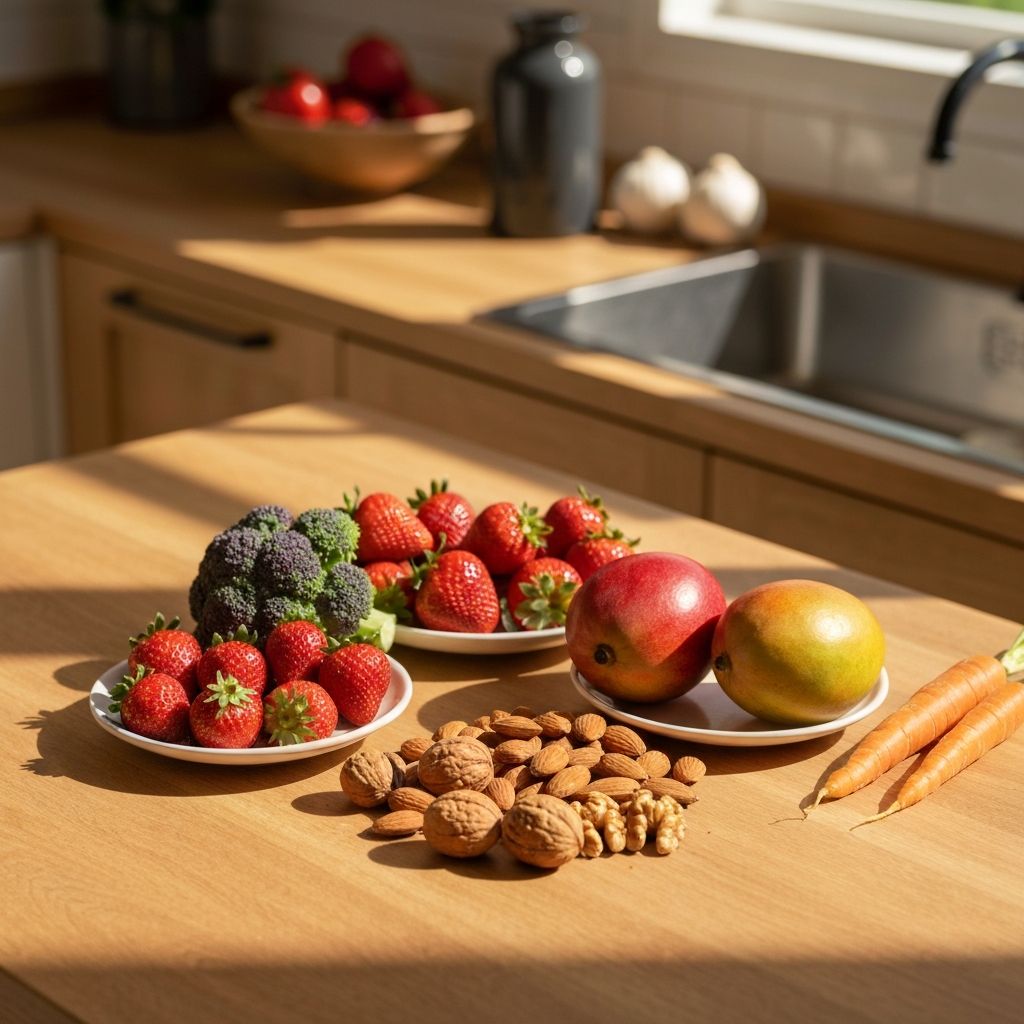 Healthy snacks prepared